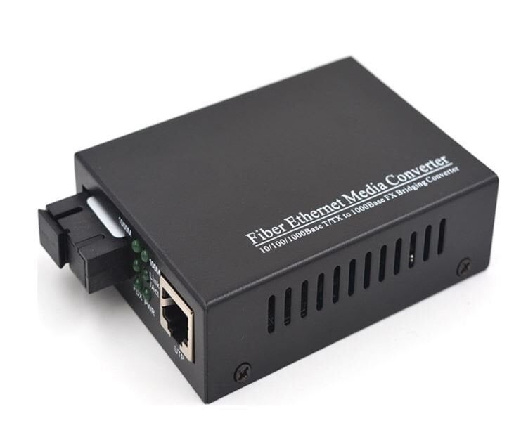 Powermaster PM-22107 1000 Mbps 3 Km Single Mode Fiber Optik Ethernet Medya Dönüştürücü