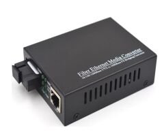 Powermaster PM-22107 1000 Mbps 3 Km Single Mode Fiber Optik Ethernet Medya Dönüştürücü
