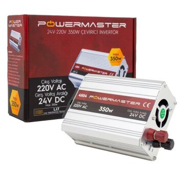 Powermaster PM-4504 24 Volt - 350 Watt Modifiye Sinüs İnvertör