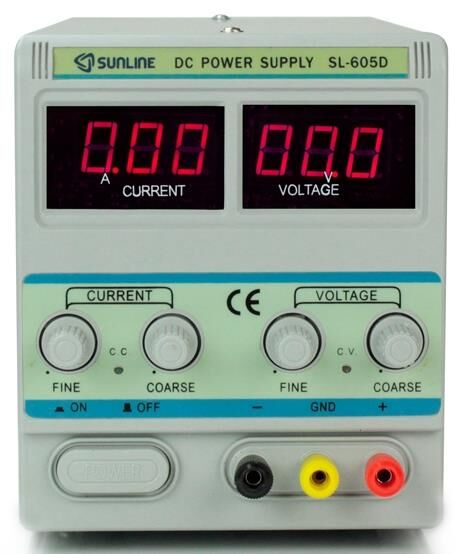 Sunline 605D Ayarlı Güç Kaynağı DC 0-60V / 5A Power Supply