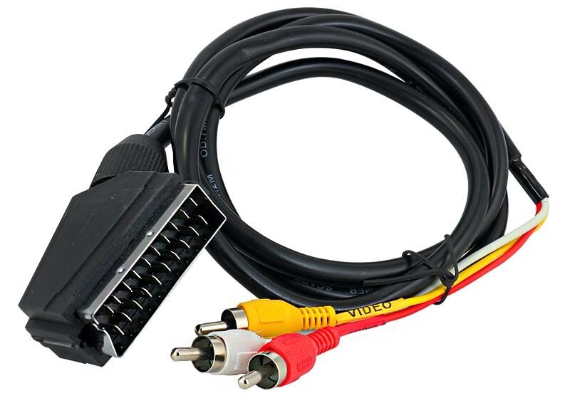 Elektromer Standart Scart Kablosu 3 Rca 1 mt.
