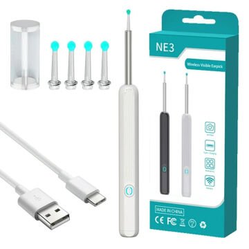 Powermaster PM-24064 Endoskop Kameralı Kulak Temizleme Seti