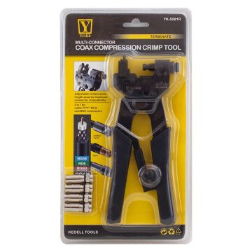 YesKit YK-5081R F/BNC/RCA Konektör Sıkma Pensesi