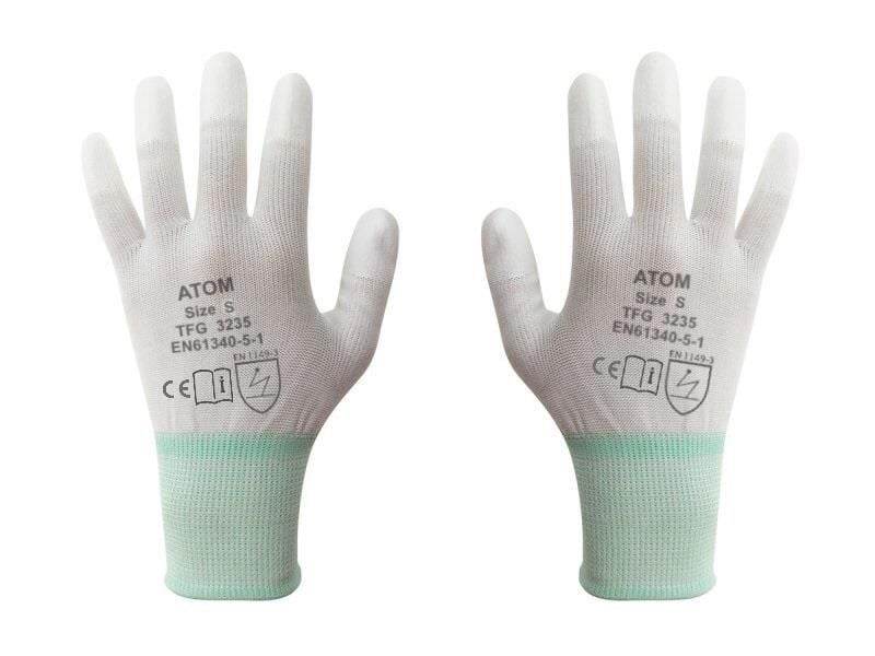 TFG-3233S Parmak Ucu Korumalı Antistatik Eldiven Small