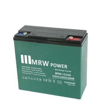 MERVESAN MRW-12/24G 12 VOLT 24 AH JEL AKU