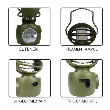 Powermaster LF-3328B 30Watt Kamp Lambası