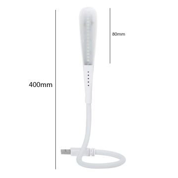 PowerMaster PM-24560 14 Ledli Beyaz Esnek Usb Led Lamba 3 Kademeli