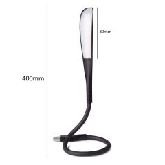 PowerMaster PM-24561 14 Ledli Siyah Esnek Usb Led Lamba