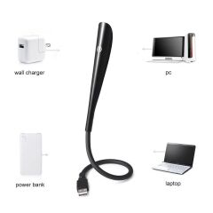 PowerMaster PM-24561 14 Ledli Siyah Esnek Usb Led Lamba