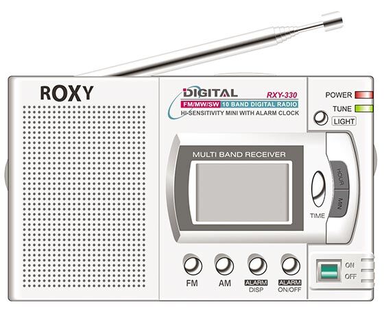 ROXY RXY-330 10 BANT DİJİTAL GÖSTERGELİ PİLLİ RADYO
