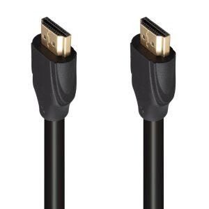 Fully G-507K Plastik Düz Siyah 25 Metre Gold Poşetli Hdmi Kablo