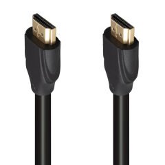 Fully G-507K Plastik Düz Siyah 25 Metre Gold Poşetli Hdmi Kablo