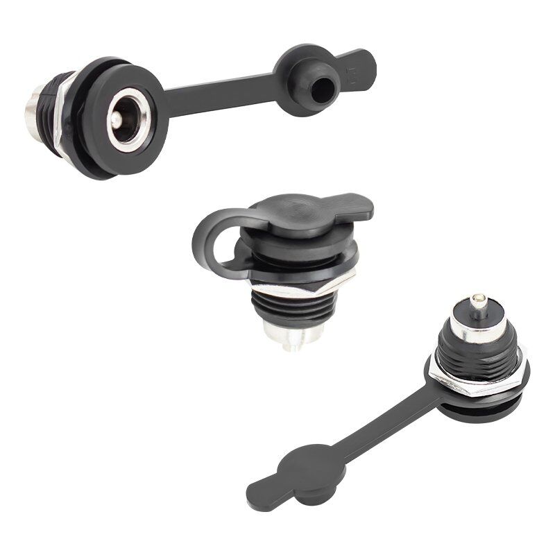 SUYA DAYANIKLI SİYAH ADAPTÖR ŞASE 5.5X2.5 UÇ (10 ADET)