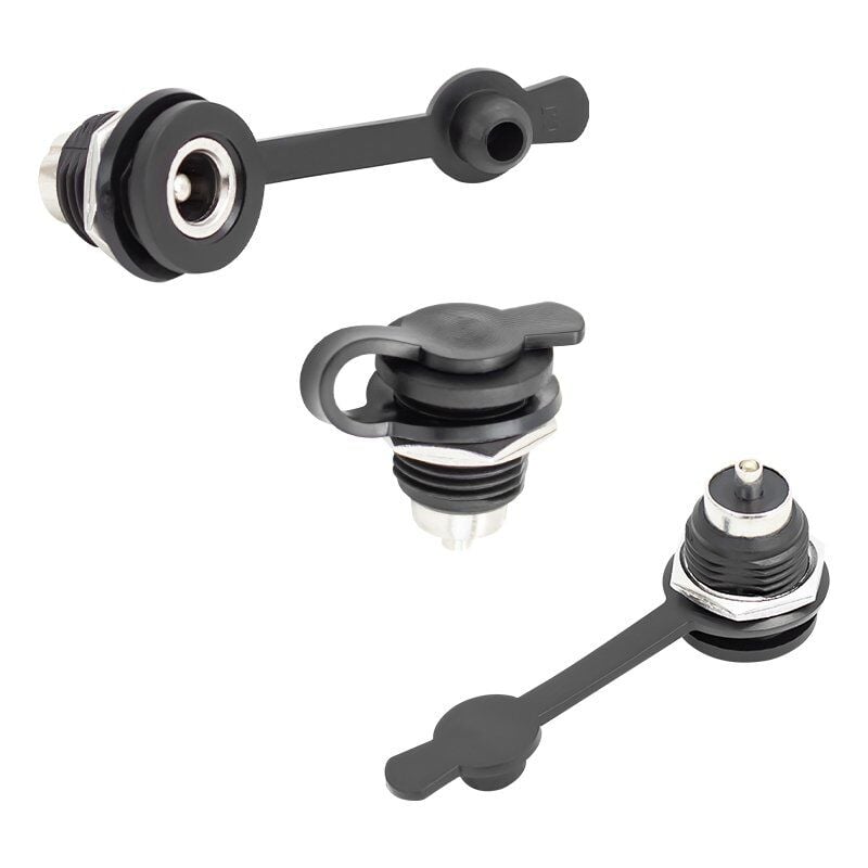 SUYA DAYANIKLI SİYAH ADAPTÖR ŞASE 5.5X2.5 UÇ (10 ADET)