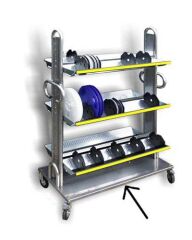 Tekerlekli Paslanmaz Çelik Taban Plakası