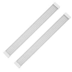 Zmr 60w 120 Cm Kristal Beyaz Led Bant Armatür 6500k 2'li Paket