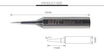 Sunline 900M-T-I Lehimleme Havya Uç İnce (10 Adet)