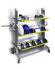 Saplı Paslanmaz Çelik Yan Destek Direği