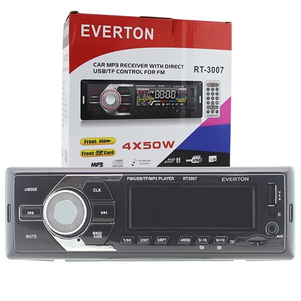 EVERTON RT-3007 USB/SD/FM/AUX MEKANİKSİZ OTO TEYP 4 X 50 WATT