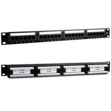 Powermaster PM-4494 24’Lü Utp Cat6 Patch Panel
