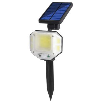 Powermaster PM-14917 Sensörlü Kumandalı 3 Kademeli Solarlı Bahçe Aydınlatma Lambası