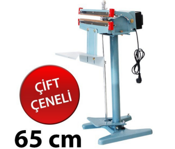 PFS 650 x2 Ayaklı Çift Çeneli Poşet Ağzı Kapatma Makinası