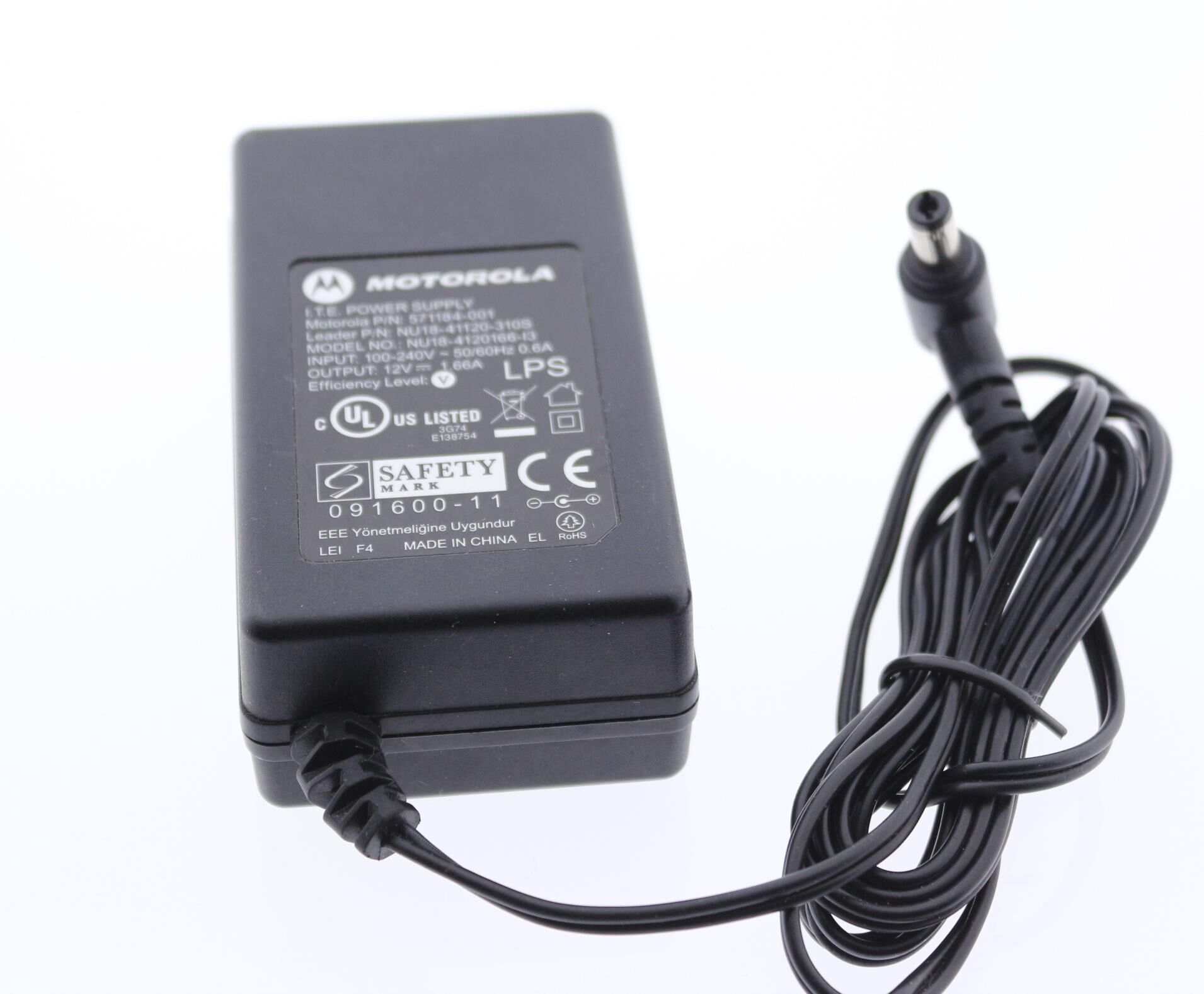 12 Volt 1.66 Amper Adaptör 5.5x2.1mm
