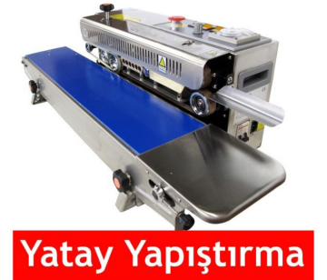 Hualian 770 I YATAY Yürüyen Bantlı Otomatik Folyo ve Naylon Yapıştırma Makinesi