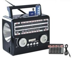 KAMAL KM-1360 USB/SD/FM DESTEKLİ SOLARLI MP3 ÇALAR RADYO
