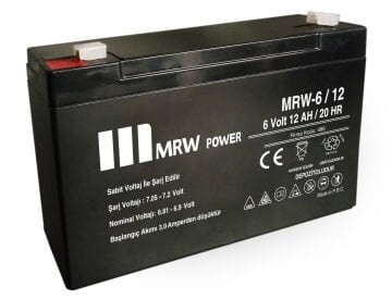 MERVESAN MRW-6/12 KURU TİP AKÜ