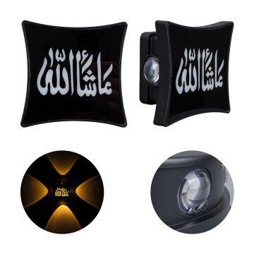 PowerMaster PM-24448 3000K Maşallah Dekoratif LED Duvar Aplik