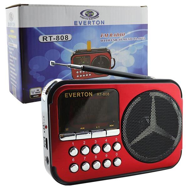 EVERTON RT-808 USB Lİ RADYO *  MÜZİK KUTUSU USB/SD/FM/SW