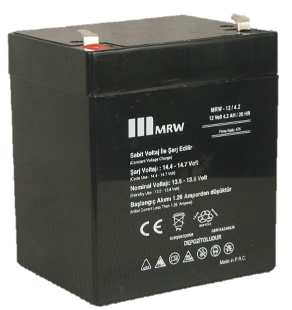 MERVESAN MRW-12/4.2 KURU TİP AKÜ
