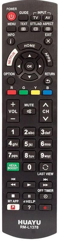 Panasonic RM-L1378 Lcd Led Netflix Universal Tv Kumandası