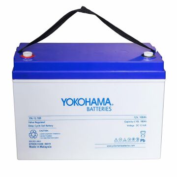 Yokohama YH-26919 12V 100Ah Tam Bakımsız Deep Cycle Jel Akü (330x172x218mm)