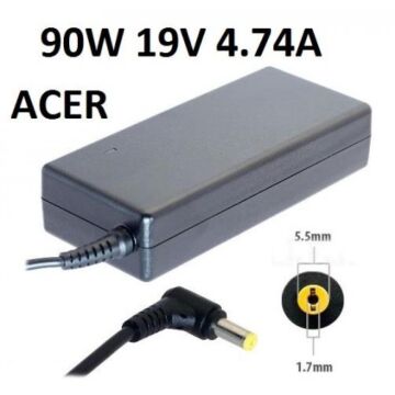 Acer 19v 4.74a Notebook Adaptör  5.5x1.7mm