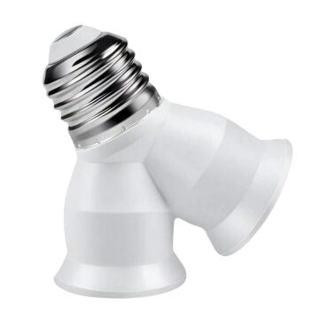 Ledx DY-101 E27 Duy Çoğaltıcı (Tek Duydan Çift E27 Lamba Bağlantısı)