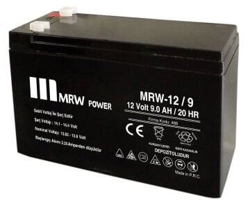 MERVESAN MRW-12/9 KURU TİP AKÜ
