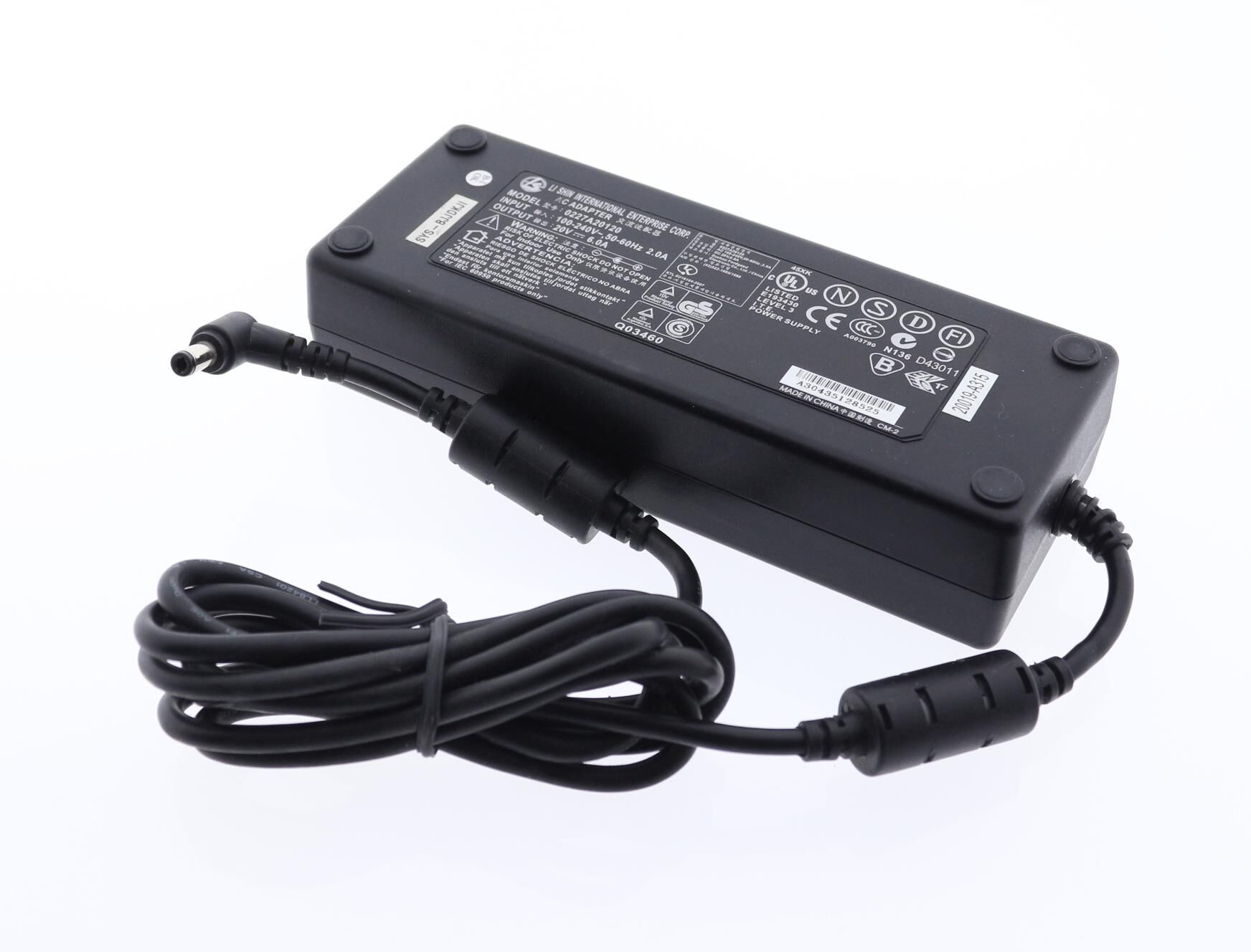 20V 6A Notebook Adaptörü 5.5x2.5mm