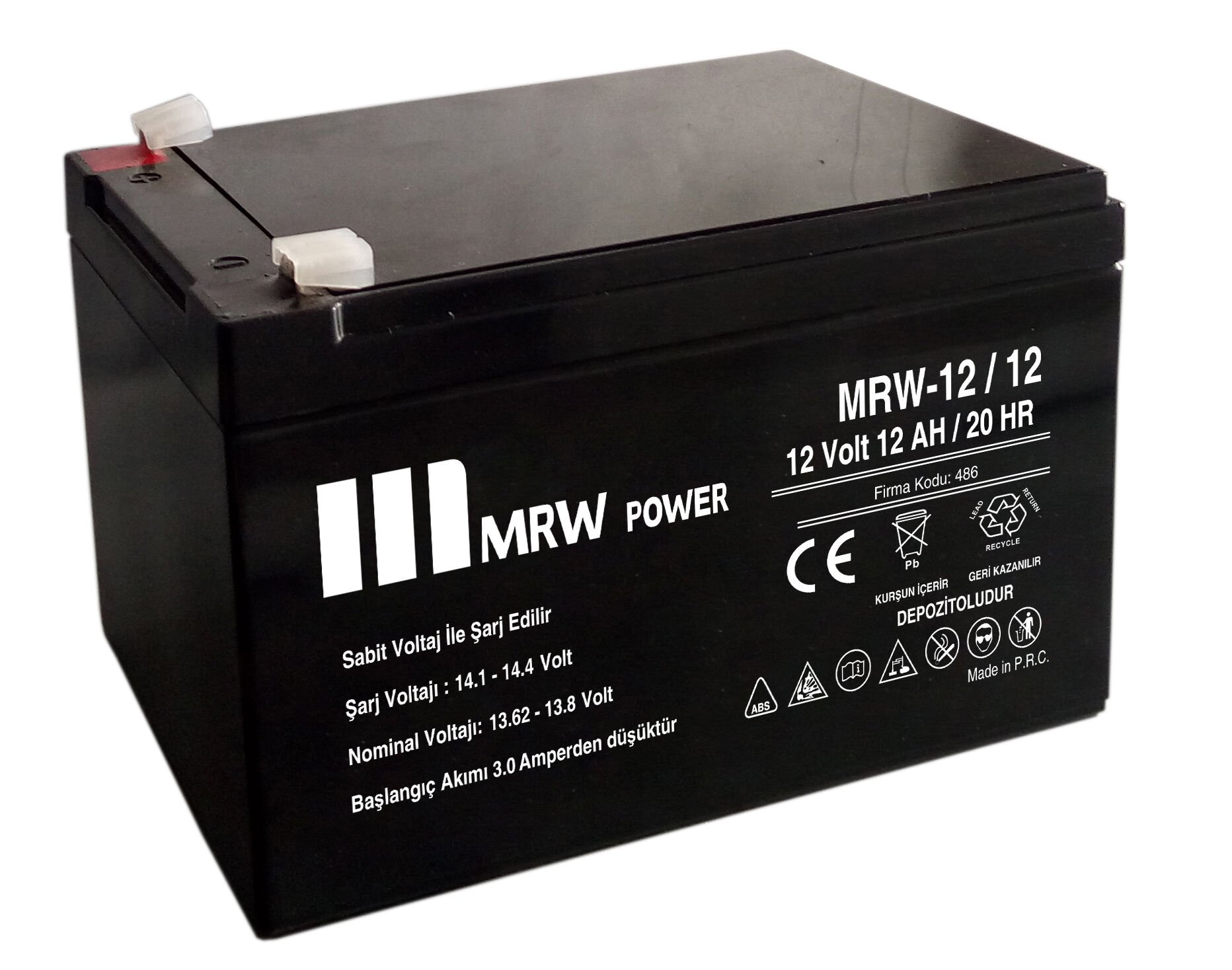 MERVESAN MRW-12/12 KURU TİP AKÜ