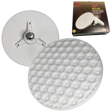 Ledx AL-WFOP Mercekli Dizayn 40 Watt Yüksek Lümen E27 Duylu Beyaz Ufo Led
