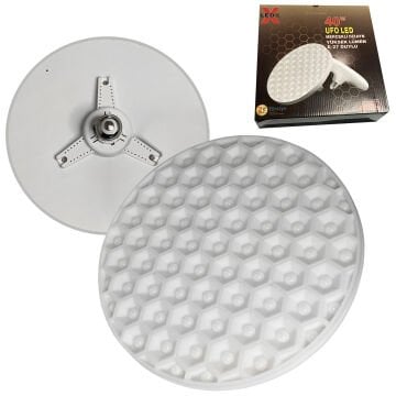 Ledx AL-WFOP Mercekli Dizayn 40 Watt Yüksek Lümen E27 Duylu Beyaz Ufo Led