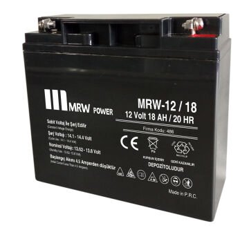 MERVESAN MRW-12/18 KURU TİP AKÜ