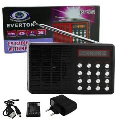 EVERTON RT-861 USB Lİ RADYO * MÜZİK KUTUSU USB/SD/FM/SW