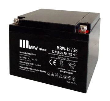 MERVESAN MRW-12/26 KURU TİP AKÜ