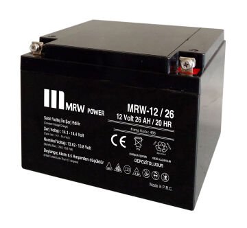 MERVESAN MRW-12/26 KURU TİP AKÜ