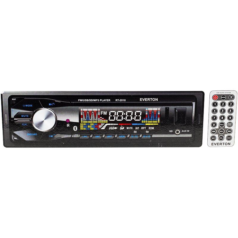 EVERTON RT-2018BT USB/SD/FM/AUX/BT BLUETOOTHLU MEKANİKSİZ OTO TEYP 4 X 50 WATT
