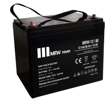 MERVESAN MRW-12/80 KURU TİP AKÜ
