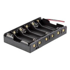 Powermaster Yan Yana 6'lı AA Pil Yuvası (IC-234B)