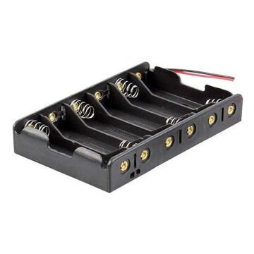 Powermaster Yan Yana 6'lı AA Pil Yuvası (IC-234B)